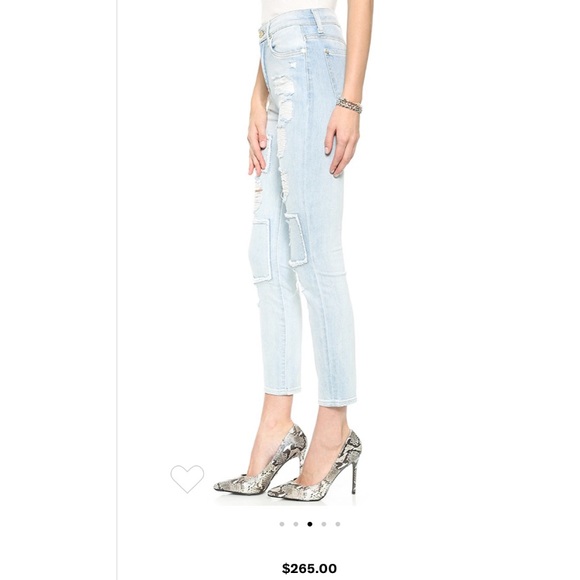 7 for all mankind skinny ankle jeans - Picture 3 of 7